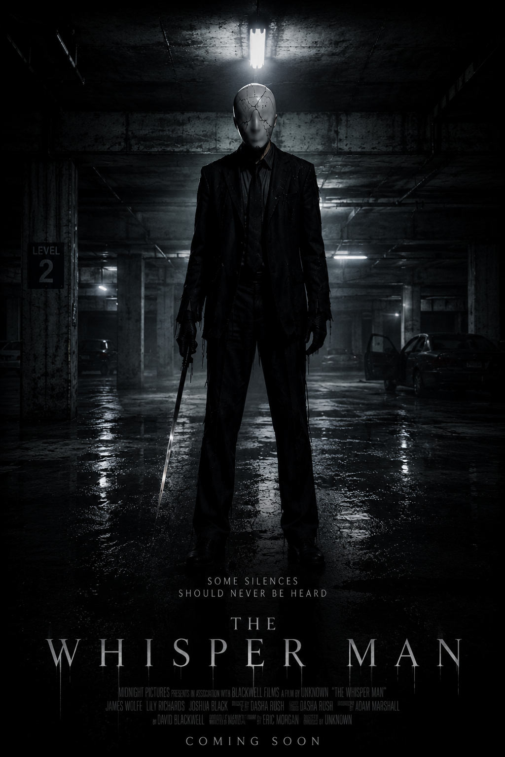 The Whisper Man — original horror character portrait