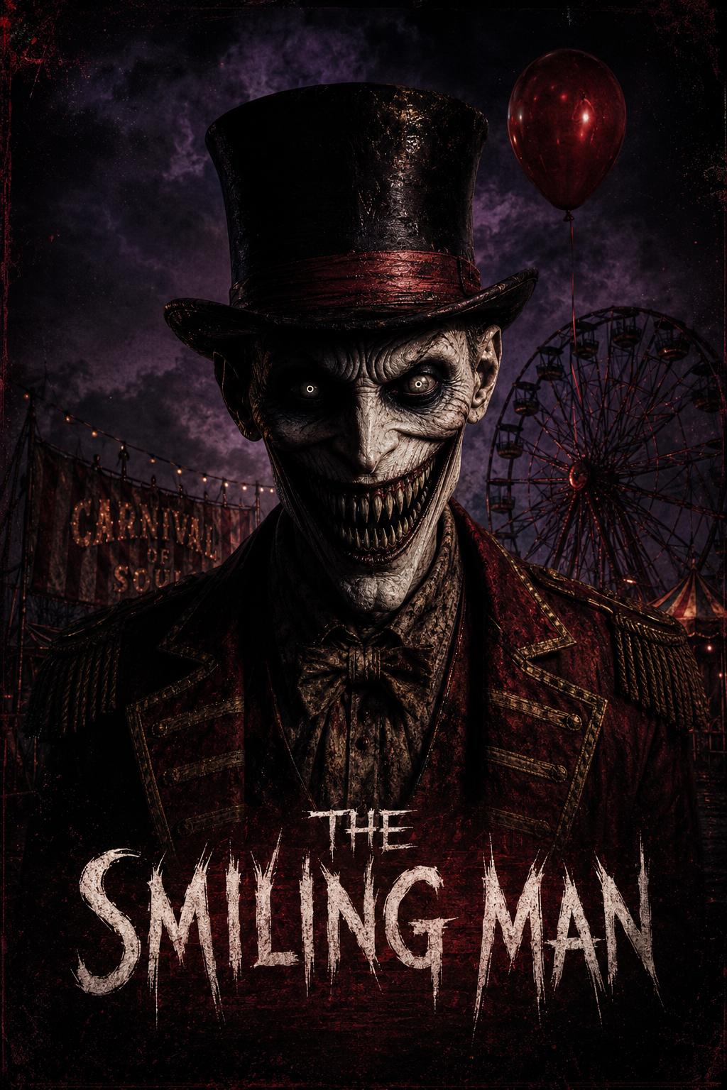 The Smiling Man — original horror character portrait